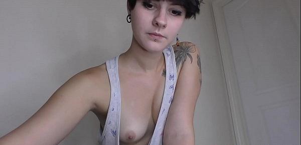  Naughty Katie Lou shows off her downblouse beauty compilation